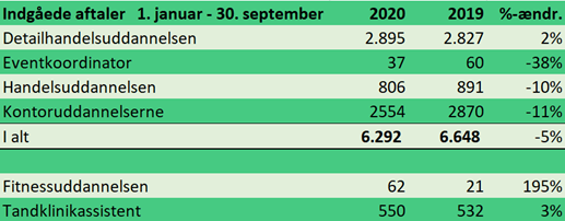 Praktikpladssituationen september 2020 1